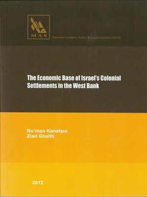 cover image of The Economic Base of Israel's Colonial Settlements in the West Bank